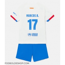 Barcelona Marcos Alonso #17 Udebanetrøje Børn 2023-24 Kortærmet (+ Korte bukser)