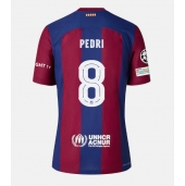 Barcelona Pedri Gonzalez #8 Hjemmebanetrøje 2023-24 Kortærmet