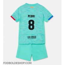 Barcelona Pedri Gonzalez #8 Tredjetrøje Børn 2023-24 Kortærmet (+ Korte bukser)