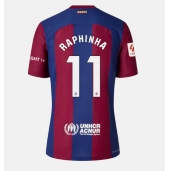 Barcelona Raphinha Belloli #11 Hjemmebanetrøje Dame 2023-24 Kortærmet