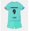 Barcelona Robert Lewandowski #9 Tredjetrøje Børn 2023-24 Kortærmet (+ Korte bukser)