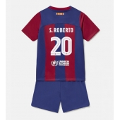 Barcelona Sergi Roberto #20 Hjemmebanetrøje Børn 2023-24 Kortærmet (+ Korte bukser)