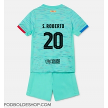 Barcelona Sergi Roberto #20 Tredjetrøje Børn 2023-24 Kortærmet (+ Korte bukser)