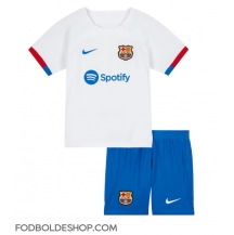 Barcelona Udebanetrøje Børn 2023-24 Kortærmet (+ Korte bukser)