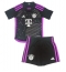 Bayern Munich Alphonso Davies #19 Udebanetrøje Børn 2023-24 Kortærmet (+ Korte bukser)