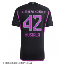 Bayern Munich Jamal Musiala #42 Udebanetrøje 2023-24 Kortærmet