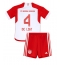 Bayern Munich Matthijs de Ligt #4 Hjemmebanetrøje Børn 2023-24 Kortærmet (+ Korte bukser)