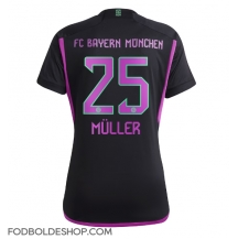 Bayern Munich Thomas Muller #25 Udebanetrøje Dame 2023-24 Kortærmet