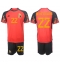 Belgien Charles De Ketelaere #22 Hjemmebanetrøje Børn VM 2022 Kortærmet (+ Korte bukser)