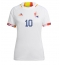 Belgien Eden Hazard #10 Udebanetrøje Dame VM 2022 Kortærmet