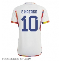 Belgien Eden Hazard #10 Udebanetrøje VM 2022 Kortærmet