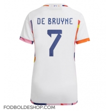 Belgien Kevin De Bruyne #7 Udebanetrøje Dame VM 2022 Kortærmet