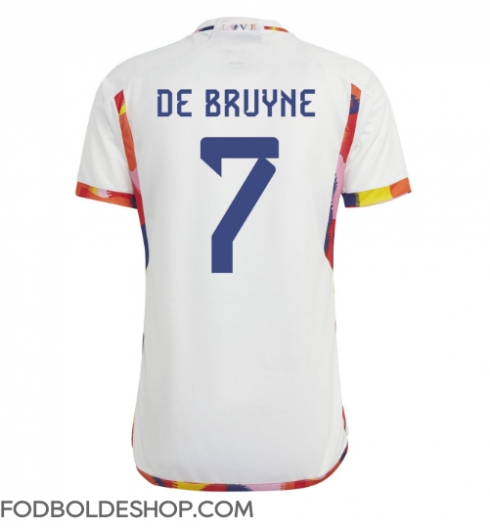 Belgien Kevin De Bruyne #7 Udebanetrøje VM 2022 Kortærmet