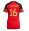 Belgien Thorgan Hazard #16 Hjemmebanetrøje Dame VM 2022 Kortærmet