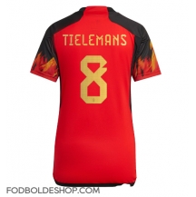 Belgien Youri Tielemans #8 Hjemmebanetrøje Dame VM 2022 Kortærmet