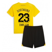 Borussia Dortmund Emre Can #23 Hjemmebanetrøje Børn 2023-24 Kortærmet (+ Korte bukser)