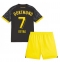 Borussia Dortmund Giovanni Reyna #7 Udebanetrøje Børn 2023-24 Kortærmet (+ Korte bukser)
