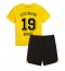 Borussia Dortmund Julian Brandt #19 Hjemmebanetrøje Børn 2023-24 Kortærmet (+ Korte bukser)