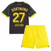 Borussia Dortmund Karim Adeyemi #27 Udebanetrøje Børn 2023-24 Kortærmet (+ Korte bukser)