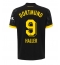 Borussia Dortmund Sebastien Haller #9 Udebanetrøje 2023-24 Kortærmet