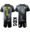 Brasilien Alisson Becker #1 Målmand Hjemmebanetrøje Børn VM 2022 Kortærmet (+ Korte bukser)