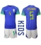 Brasilien Casemiro #5 Udebanetrøje Børn VM 2022 Kortærmet (+ Korte bukser)