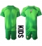 Brasilien Målmand Udebanetrøje Børn VM 2022 Kortærmet (+ Korte bukser)