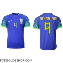 Brasilien Richarlison #9 Udebanetrøje VM 2022 Kortærmet