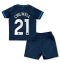 Chelsea Ben Chilwell #21 Udebanetrøje Børn 2023-24 Kortærmet (+ Korte bukser)