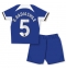Chelsea Benoit Badiashile #5 Hjemmebanetrøje Børn 2023-24 Kortærmet (+ Korte bukser)