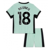 Chelsea Christopher Nkunku #18 Tredjetrøje Børn 2023-24 Kortærmet (+ Korte bukser)