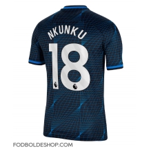 Chelsea Christopher Nkunku #18 Udebanetrøje 2023-24 Kortærmet
