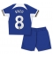 Chelsea Enzo Fernandez #8 Hjemmebanetrøje Børn 2023-24 Kortærmet (+ Korte bukser)