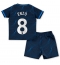 Chelsea Enzo Fernandez #8 Udebanetrøje Børn 2023-24 Kortærmet (+ Korte bukser)