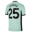 Chelsea Moises Caicedo #25 Tredjetrøje 2023-24 Kortærmet