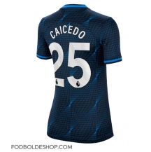 Chelsea Moises Caicedo #25 Udebanetrøje Dame 2023-24 Kortærmet