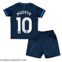 Chelsea Mykhailo Mudryk #10 Udebanetrøje Børn 2023-24 Kortærmet (+ Korte bukser)