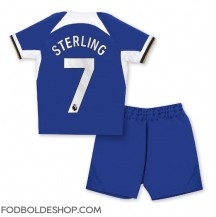 Chelsea Raheem Sterling #7 Hjemmebanetrøje Børn 2023-24 Kortærmet (+ Korte bukser)