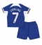 Chelsea Raheem Sterling #7 Hjemmebanetrøje Børn 2023-24 Kortærmet (+ Korte bukser)