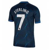 Chelsea Raheem Sterling #7 Udebanetrøje 2023-24 Kortærmet