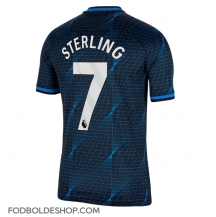 Chelsea Raheem Sterling #7 Udebanetrøje 2023-24 Kortærmet