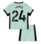 Chelsea Reece James #24 Tredjetrøje Børn 2023-24 Kortærmet (+ Korte bukser)