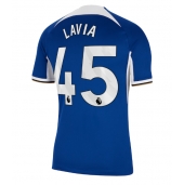 Chelsea Romeo Lavia #45 Hjemmebanetrøje 2023-24 Kortærmet