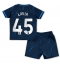 Chelsea Romeo Lavia #45 Udebanetrøje Børn 2023-24 Kortærmet (+ Korte bukser)