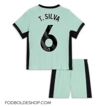 Chelsea Thiago Silva #6 Tredjetrøje Børn 2023-24 Kortærmet (+ Korte bukser)
