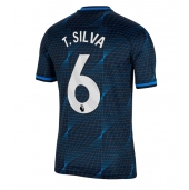 Chelsea Thiago Silva #6 Udebanetrøje 2023-24 Kortærmet