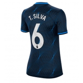 Chelsea Thiago Silva #6 Udebanetrøje Dame 2023-24 Kortærmet
