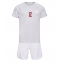 Danmark Kasper Dolberg #12 Udebanetrøje Børn VM 2022 Kortærmet (+ Korte bukser)