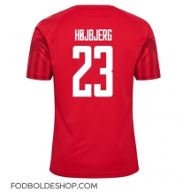 Danmark Pierre-Emile Hojbjerg #23 Hjemmebanetrøje VM 2022 Kortærmet