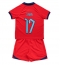 England Bukayo Saka #17 Udebanetrøje Børn VM 2022 Kortærmet (+ Korte bukser)